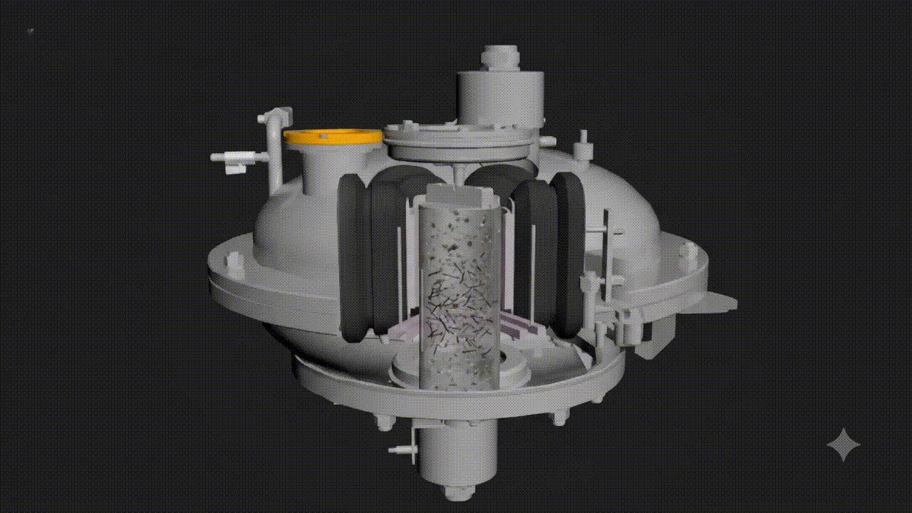 SaproEnergy S.A. AVS-150 technology: Reagent-free micronization process for Saprogumin biostimulant.